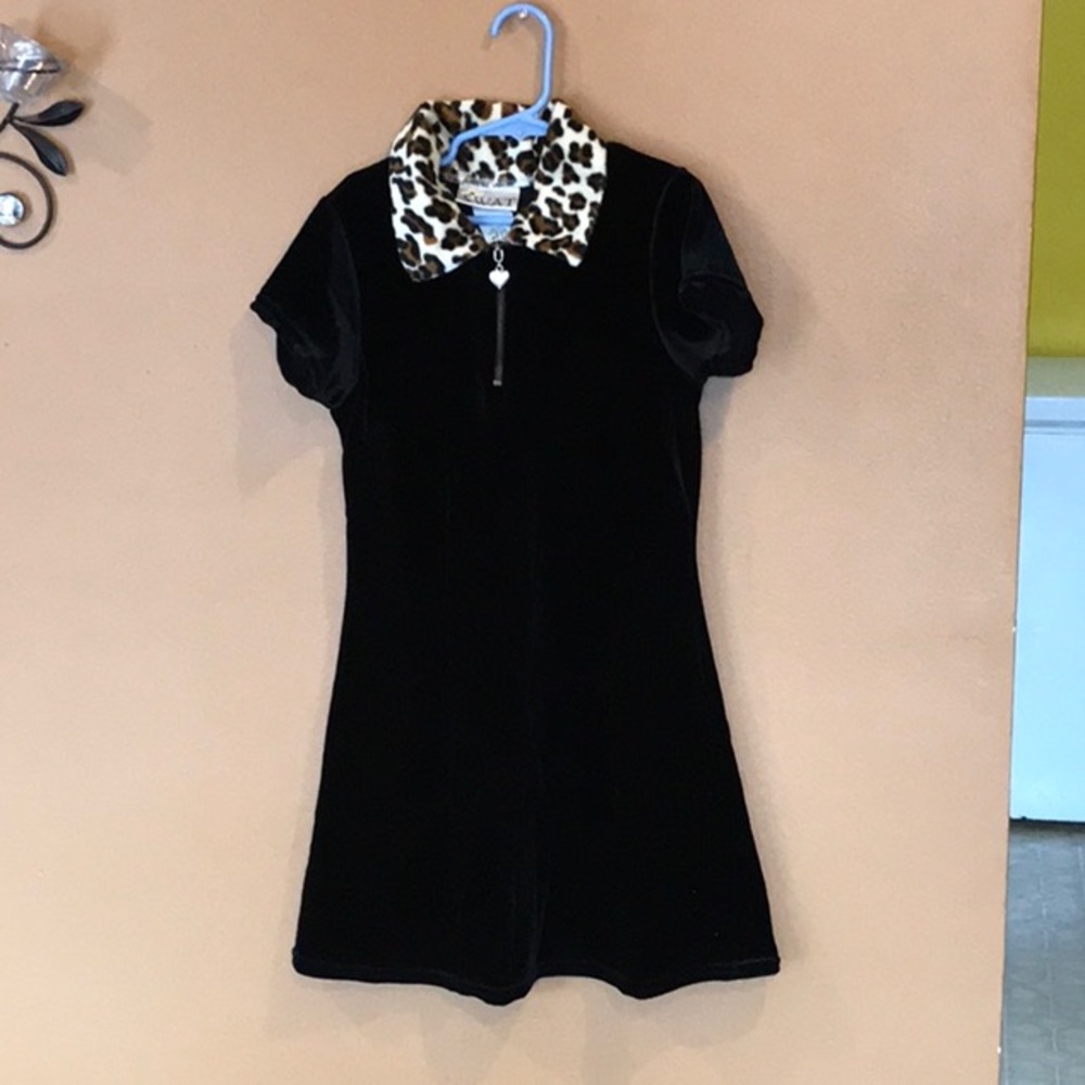 Girls suede dress